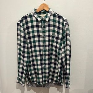 Muji cotton button down shirt size L